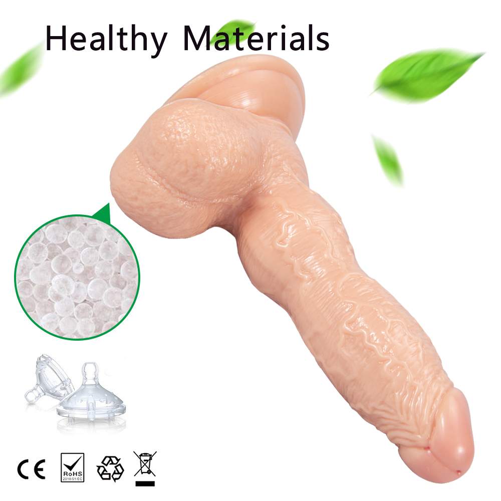 Dildo Realist Trent Ventuza PVC Natural 21 cm Passion Labs, #7, Erotic24.ro