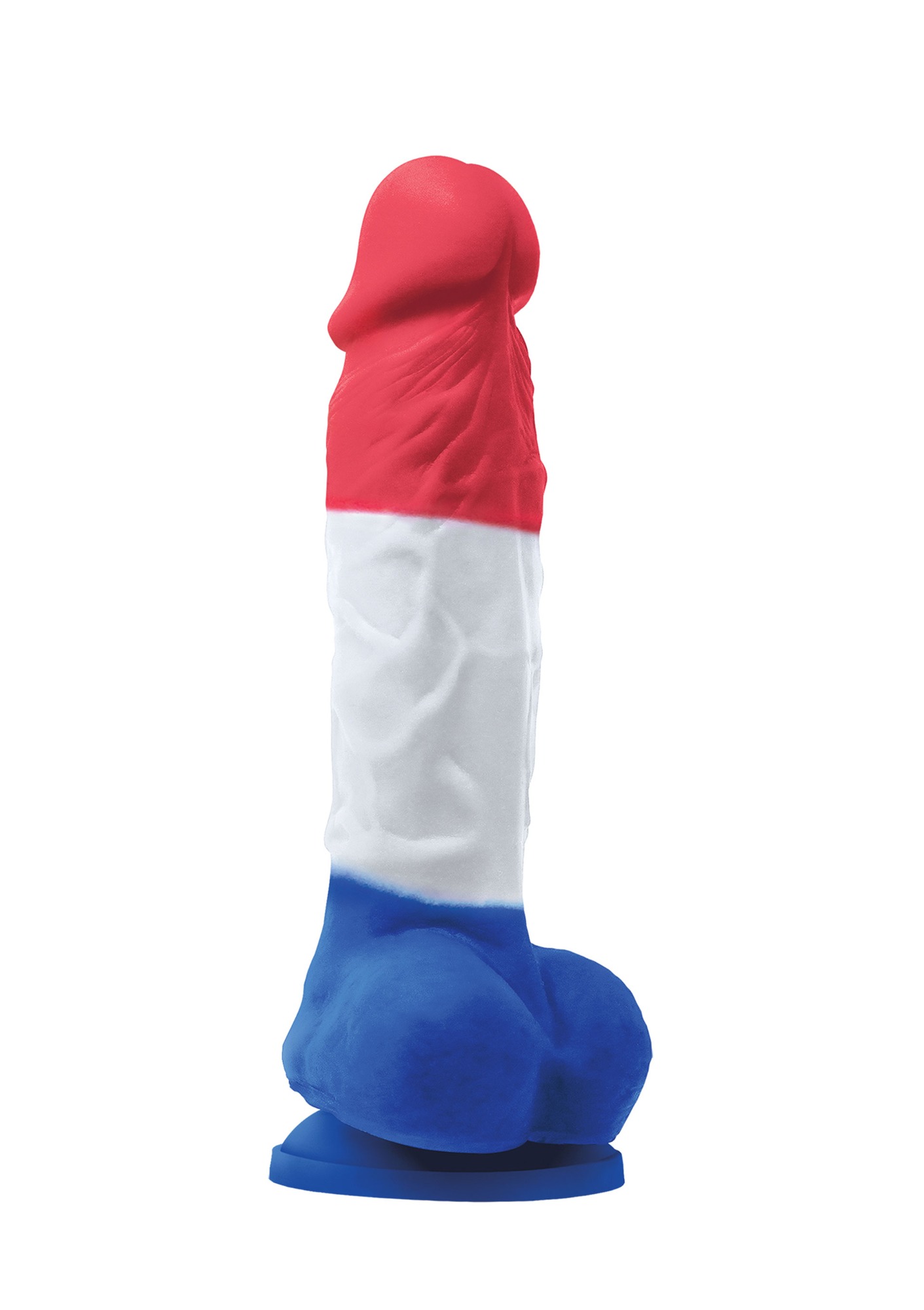 Dildo Realist Silicon Tricolor Edition 17.5 cm