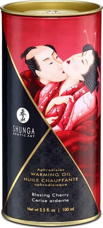 Ulei Afrodisiac Blazing Cherry Cu Efect De Incalzire 100 ml, #2, Erotic24.ro