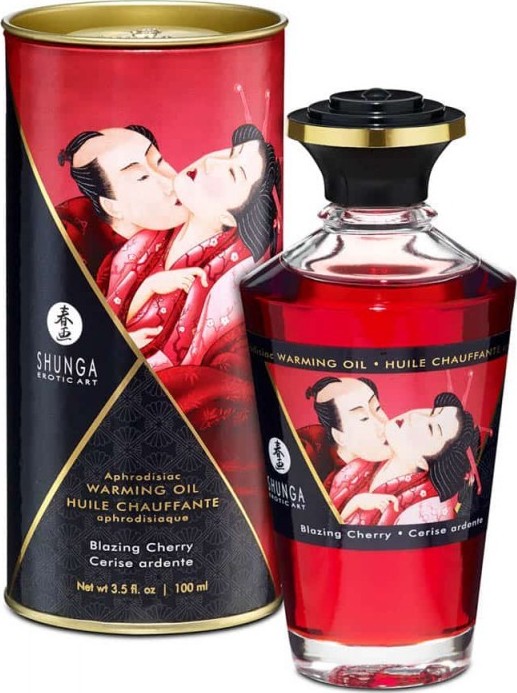 Ulei Afrodisiac Blazing Cherry Cu Efect De Incalzire 100 ml, #3, Erotic24.ro