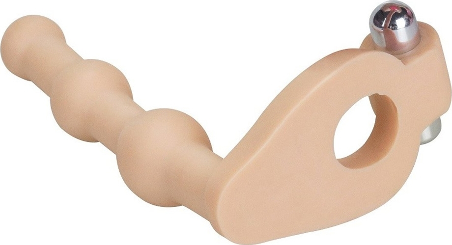 Stimulator Anal The Ultra Soft Bead, TPE, Natural, 14 cm, Nr. 3, Erotic24.ro