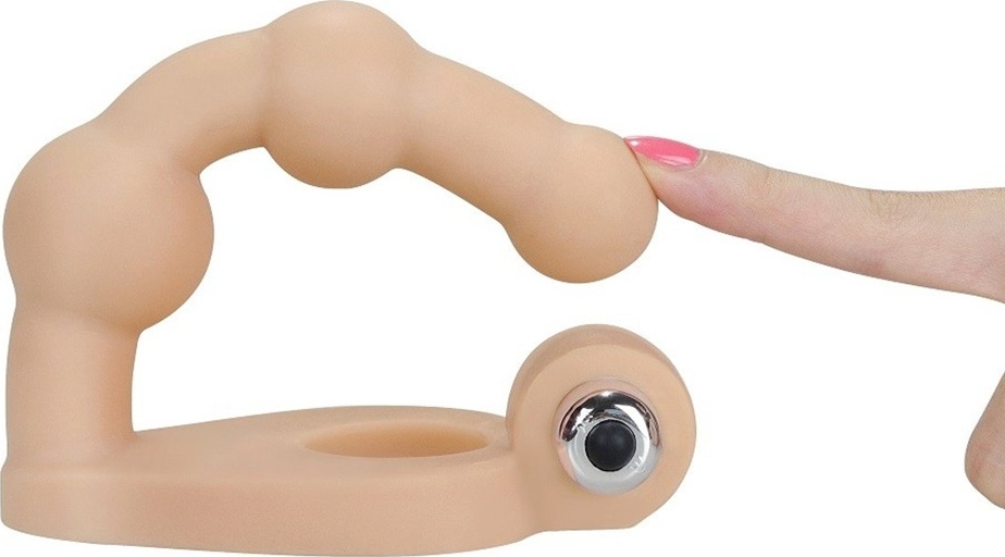 Stimulator Anal The Ultra Soft Bead, TPE, Natural, 14 cm, Nr. 4, Erotic24.ro