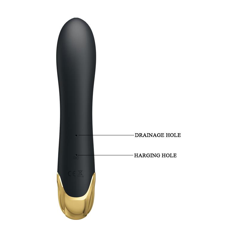 Vibrator Rabbit 14 Functii Vibrating&Sucking Pretty Love Royal Pleasure 24K Gold, #4, Erotic24.ro