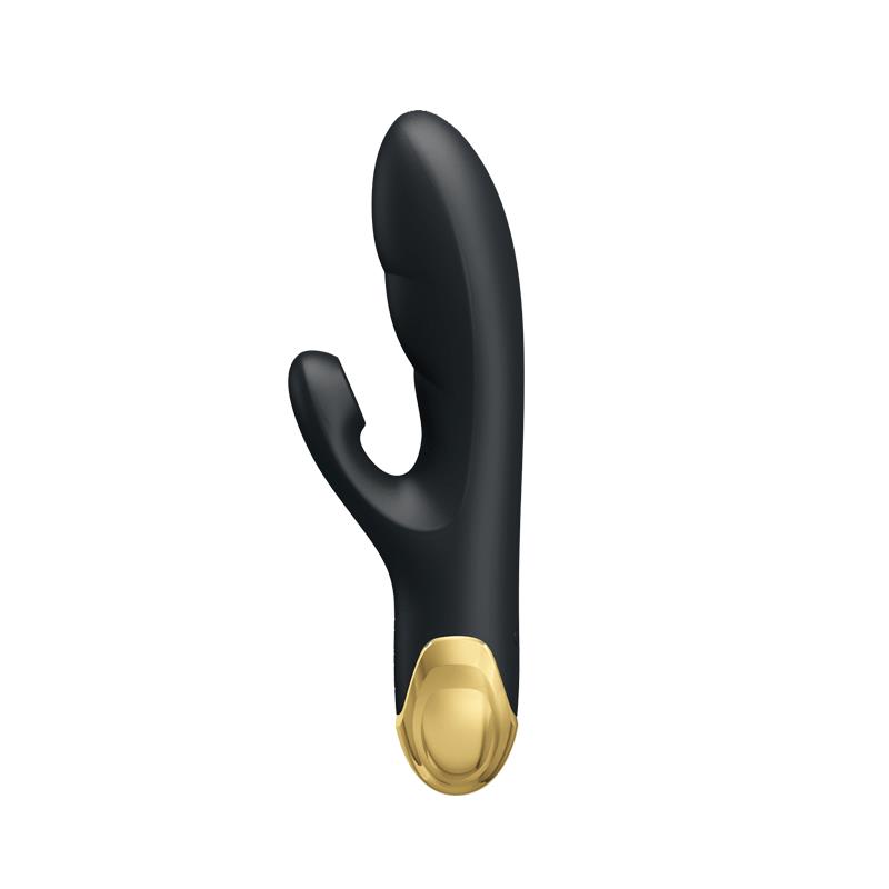 Vibrator Rabbit 14 Functii Vibrating&Sucking Pretty Love Royal Pleasure 24K Gold, #2, Erotic24.ro
