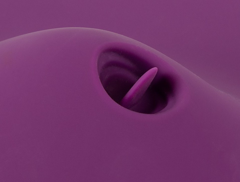 Stimulator Vibepad2 Licking Remote Control, 7 Moduri Vibratii, Incalzire, Silicon, USB, Mov, #4, Erotic24.ro