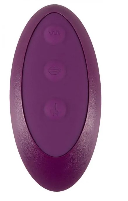 Stimulator Vibepad2 Licking Remote Control, 7 Moduri Vibratii, Incalzire, Silicon, USB, Mov, #6, Erotic24.ro