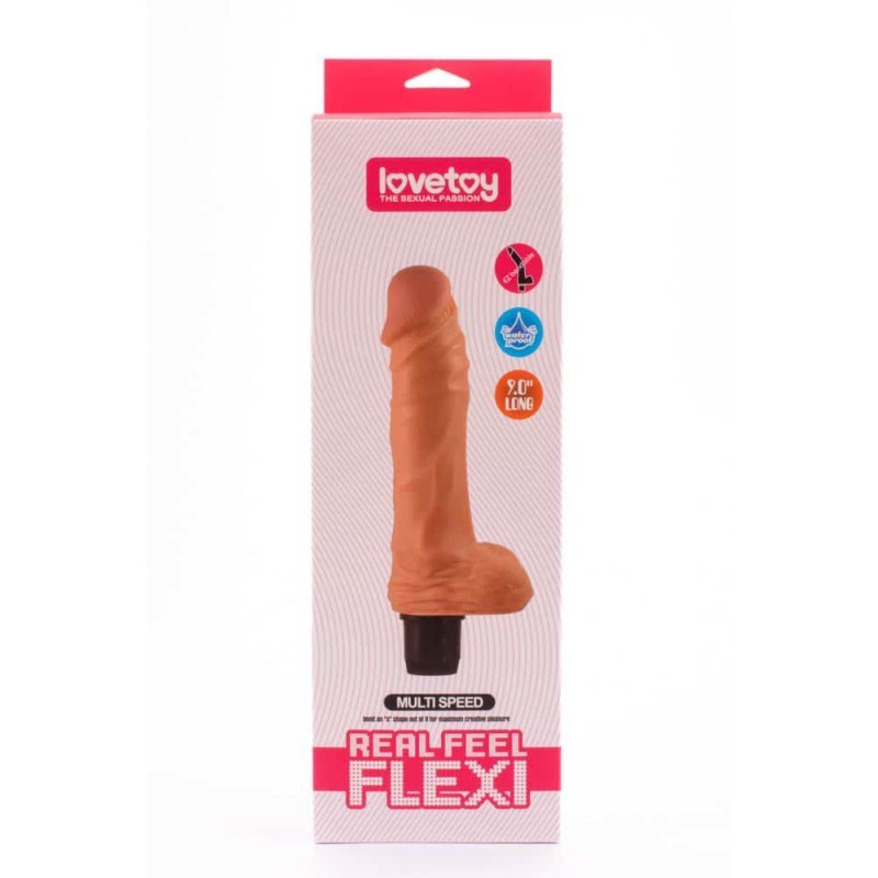 Vibrator Multispeed Real Feel Flexi 22 cm, #4, Erotic24.ro