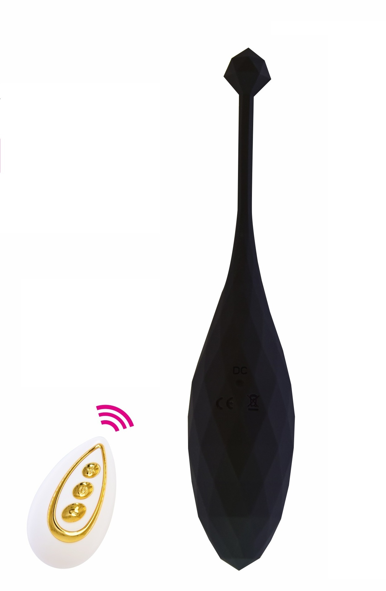 Ou Vibrator Oaklyn Remote Control 10 Moduri Vibratii 6 Intensitati Silicon USB Negru Guilty Toys, #1, Erotic24.ro