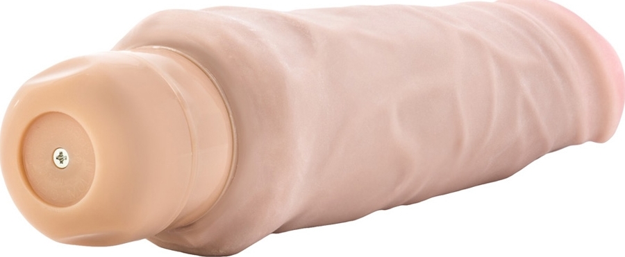 Vibrator X5 Plus Hard On, Multispeed, TPR, Natural, 24 cm, #3, Erotic24.ro