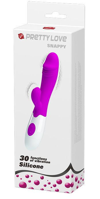 Vibrator Snappy 30 Moduri Vibratii Silicon Mov 19 cm, Nr. 3, Erotic24.ro
