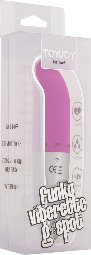 Vibrator Punctul G Funky Viberette, Violet, 12 cm, #2, Erotic24.ro