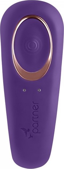 Vibrator Double Clasic Partner Mov, #3, Erotic24.ro