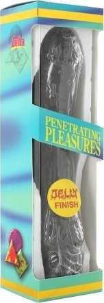 Vibrator Multispeed Penetraring Pleasures , PVC, Negru, 21 cm, #2, Erotic24.ro
