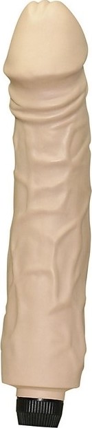 Vibrator Queeny Love, Multispeed, TPR, Natural, 33 cm, Nr. 2, Erotic24.ro