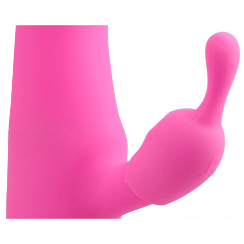 Vibrator Butch Cassidy, 10 Moduri Vibratii + 10 Intensitati de Viteza, Silicon, Roz, 21 cm, #3, Erotic24.ro