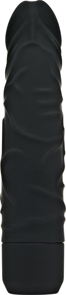 Vibrator Realist, Multispeed, Silicon, Negru, 20 cm, #2, Erotic24.ro