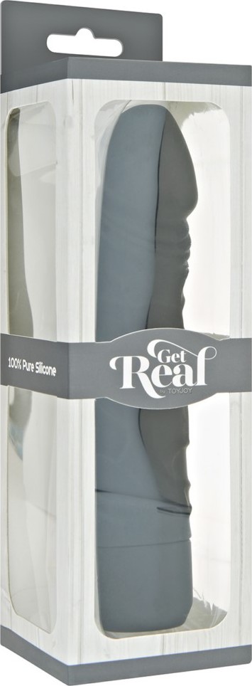 Vibrator Realist, Multispeed, Silicon, Negru, 20 cm, #3, Erotic24.ro