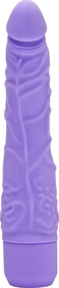 Vibrator Slim, Multispeed, Silicon, Mov, 21cm, #3, Erotic24.ro