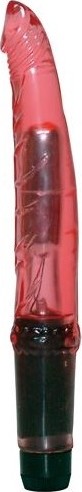 Vibrator Temptation Rubin Multispeed, PVC, Rosu, 16.5 cm