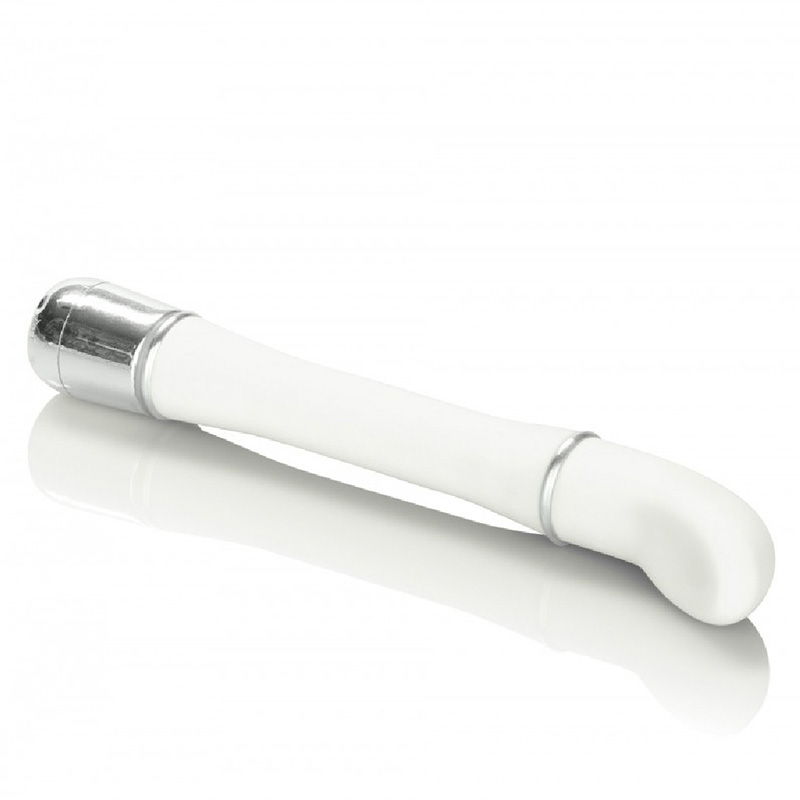 Vibrator Punctul G Lulu Satin Scoop Alb, #2, Erotic24.ro