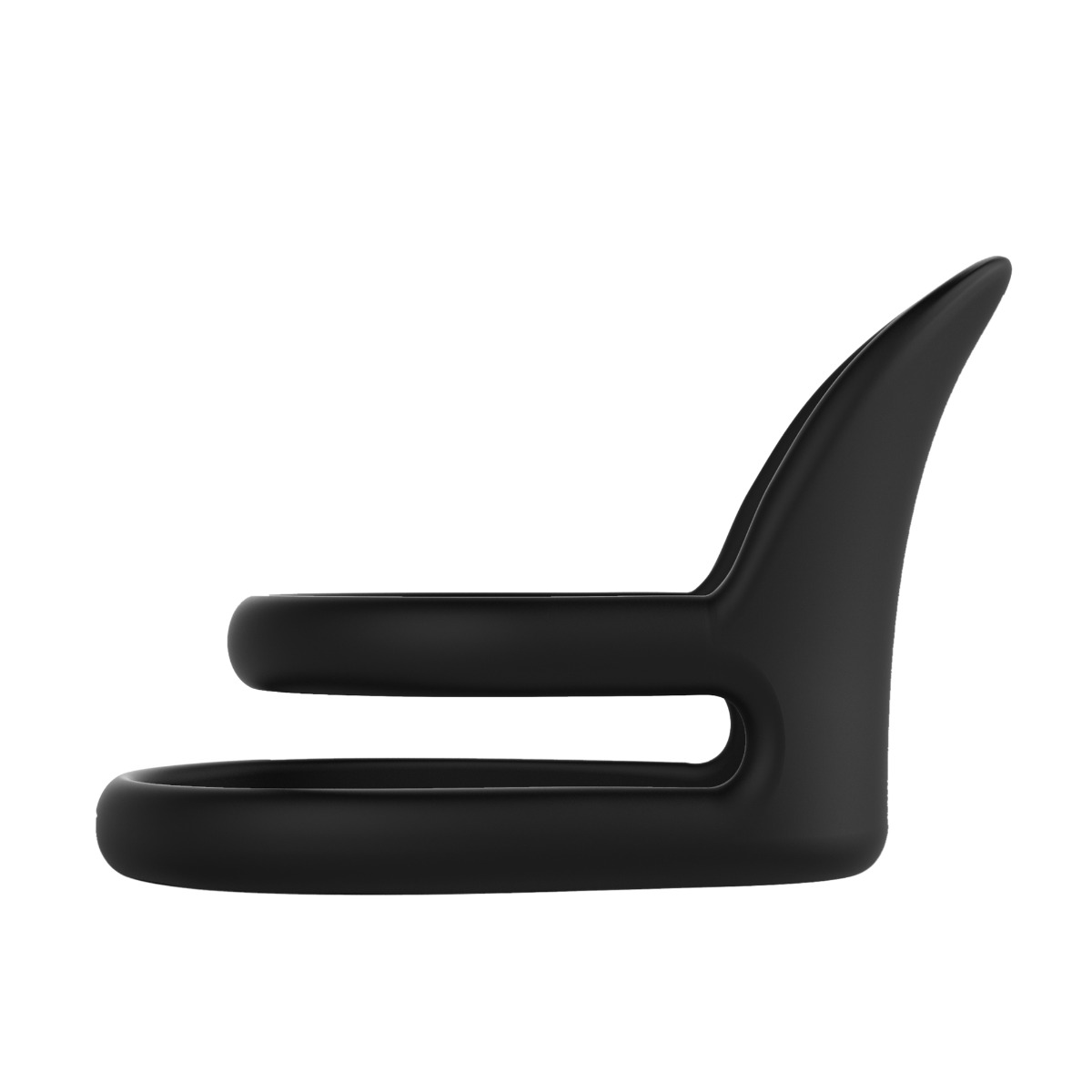 Inel Dublu de Penis Jervy Silicon Negru Mokko Toys Good Vibes, #2, Erotic24.ro