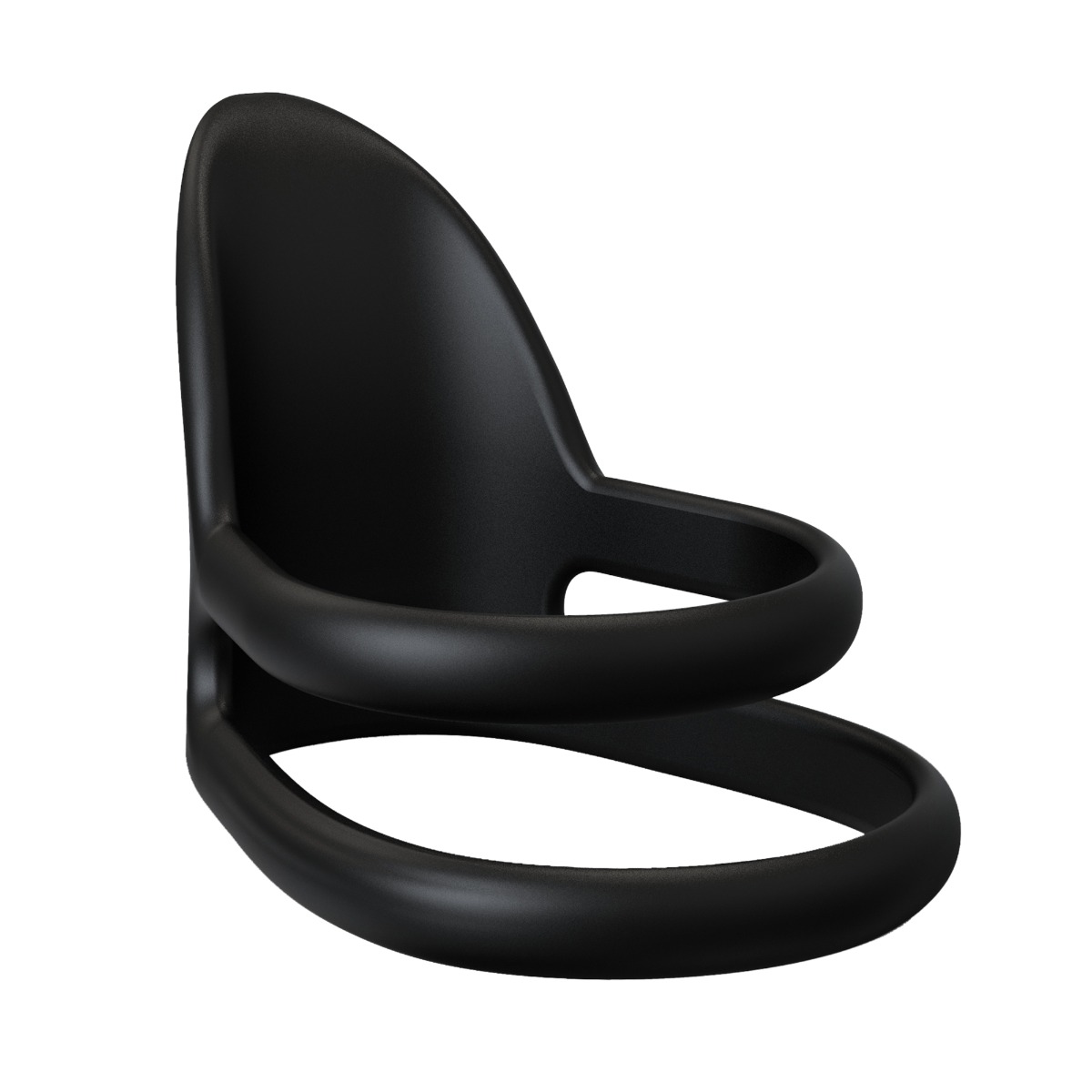 Inel Dublu de Penis Jervy Silicon Negru Mokko Toys Good Vibes, #4, Erotic24.ro