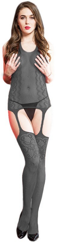 Bodystocking So Delightful Negru OS, #1, Erotic24.ro