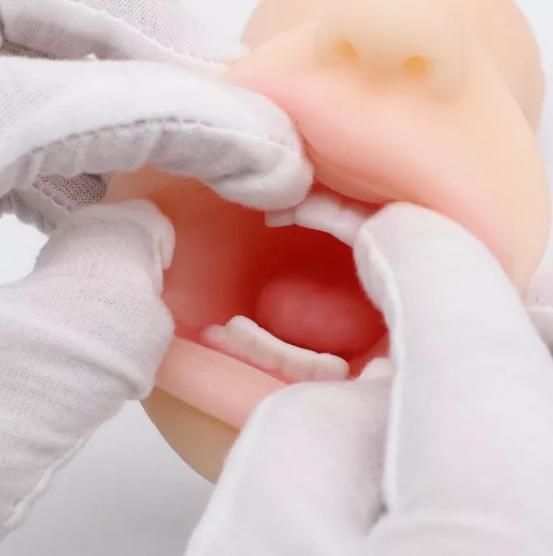 Masturbator Dublu Pussy&Mouth with Teeth and Tongue Guilty Toys, #3, Erotic24.ro