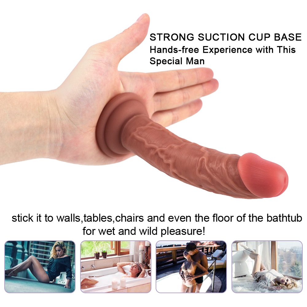 Dildo Mini Realist Zachary Silicon Lichid Dubla Densitate 16.5 cm Passion Labs, #5, Erotic24.ro