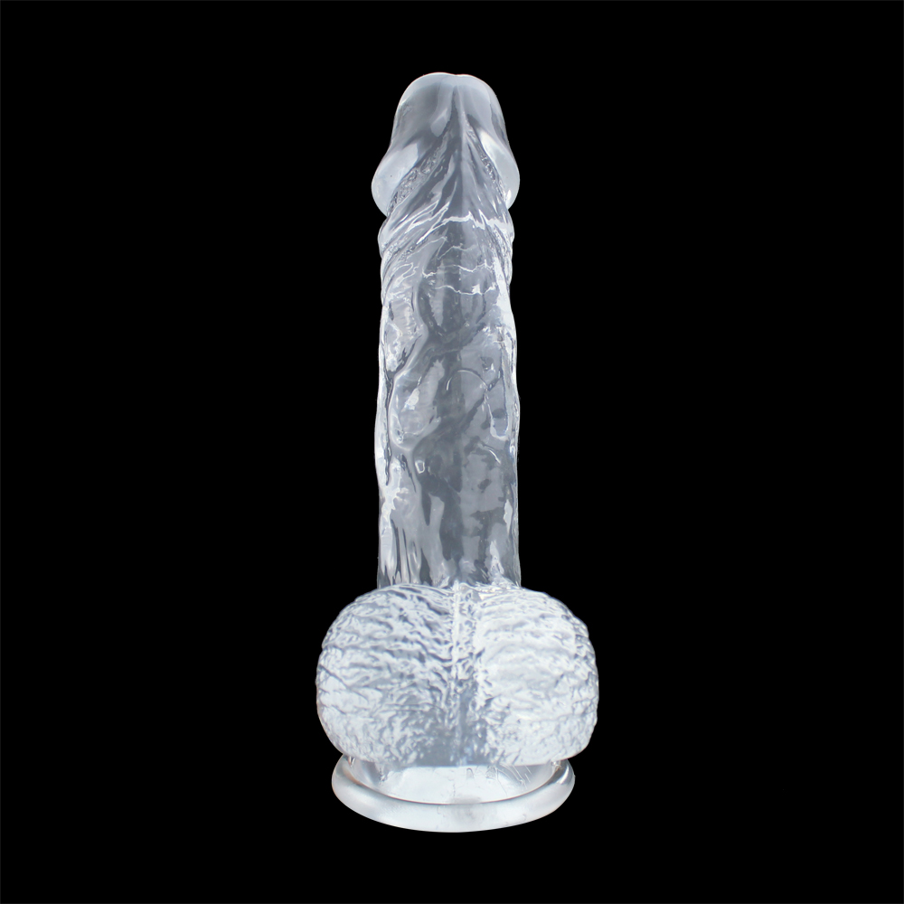 Dildo Realist Zanier Ventuza Transparent 23.5 cm Mokko Toys, Nr. 3, Erotic24.ro
