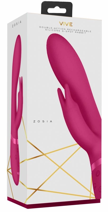 Vibrator Rabbit Zosia 10 Moduri Vibratii Silicon Roz, #3, Erotic24.ro