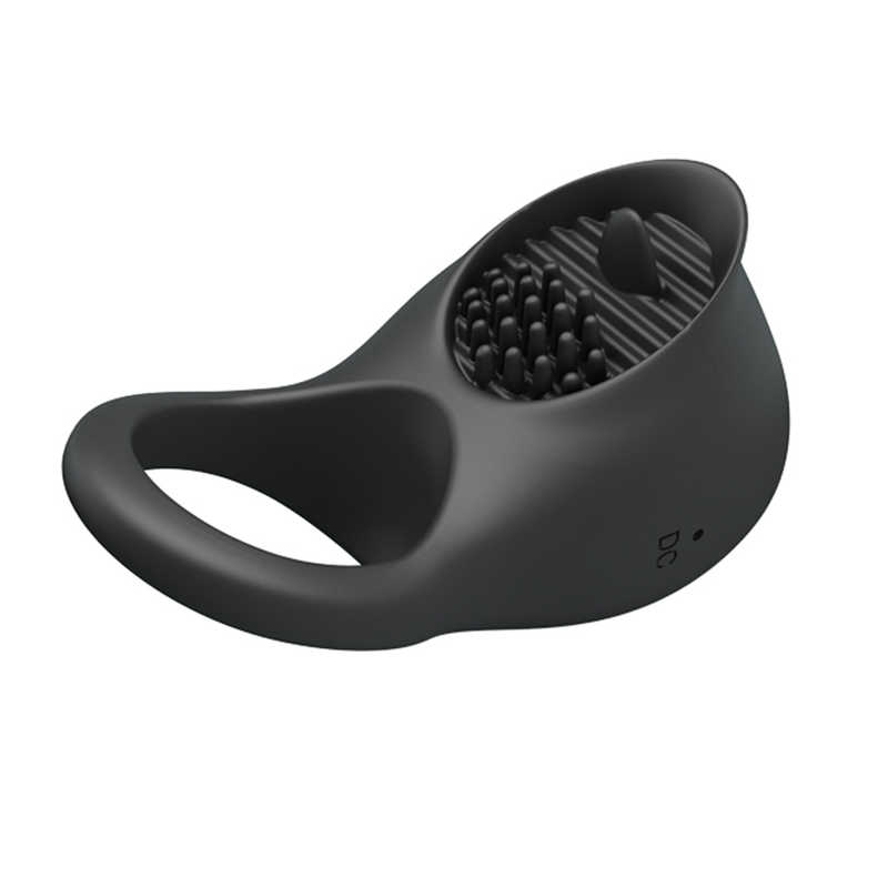 Inel de Penis cu Stimulator Clitoris Shaking USB Negru, #2, Erotic24.ro